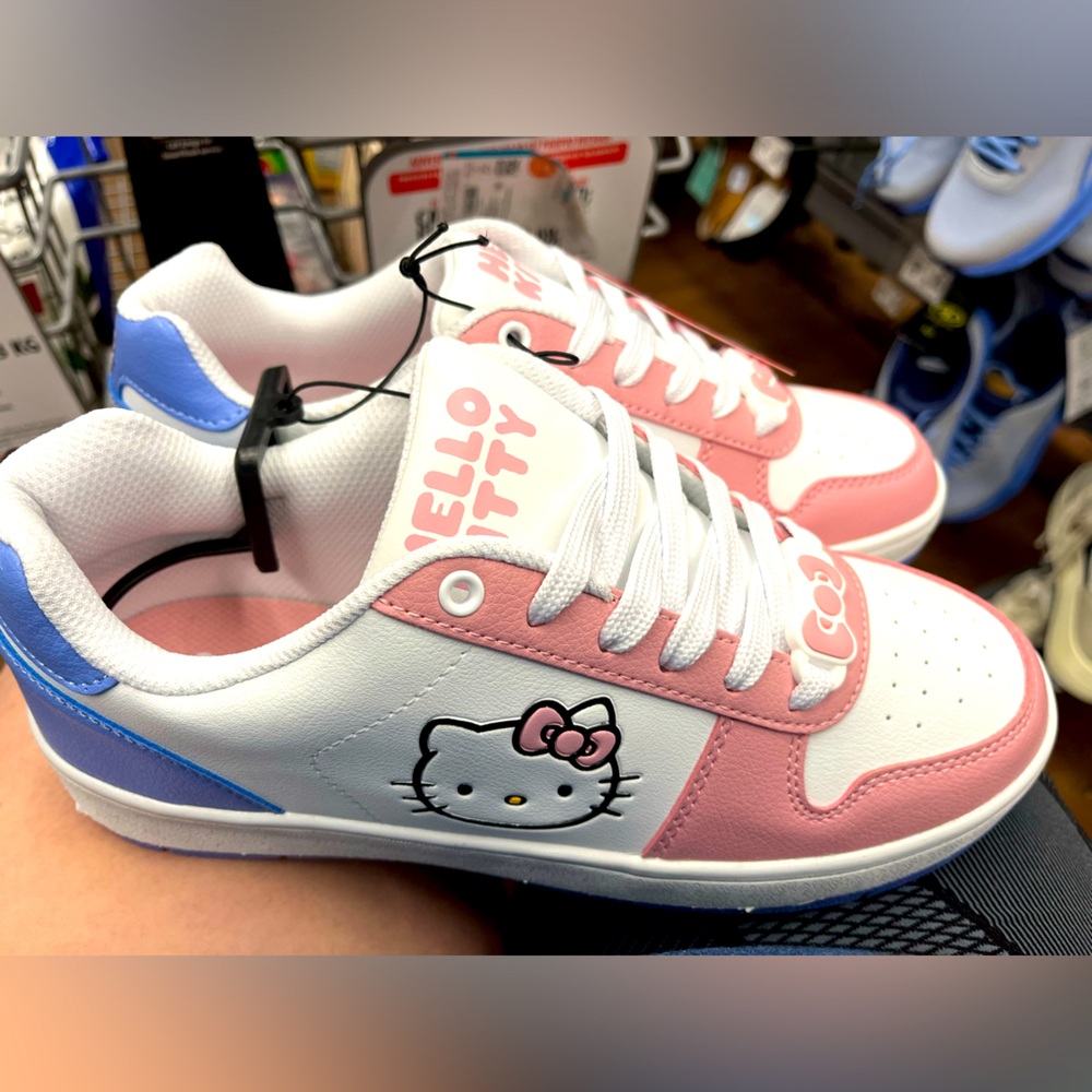 Limited Edition HELLO KITTY Colorblock Sneakers By Sanrio